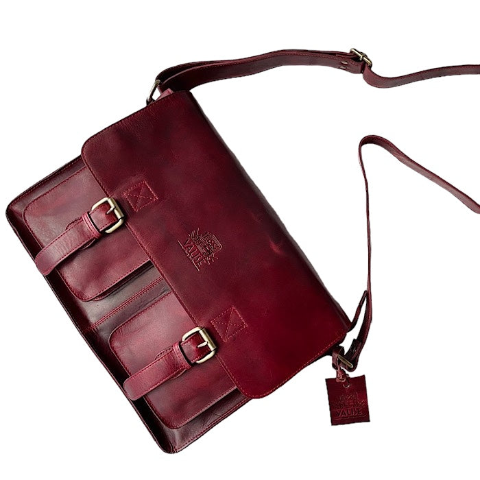 Large サッチェル ブラックチェリー