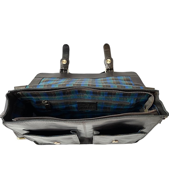 Large Satchel, Racing Green