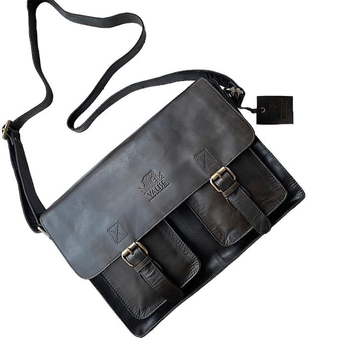 Large Satchel, Racing Green