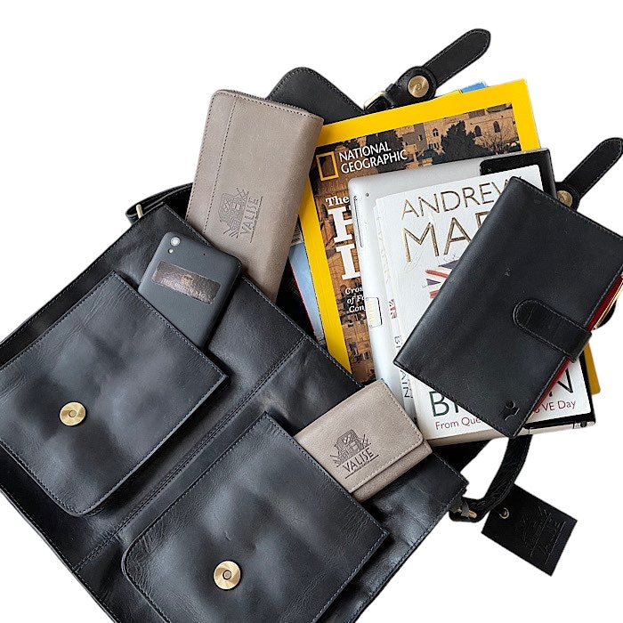 Large サッチェル サファイヤブルー