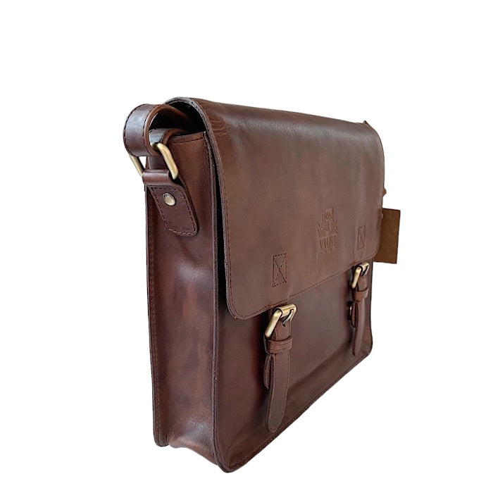 Medium サッチェル ロイヤルブラウン