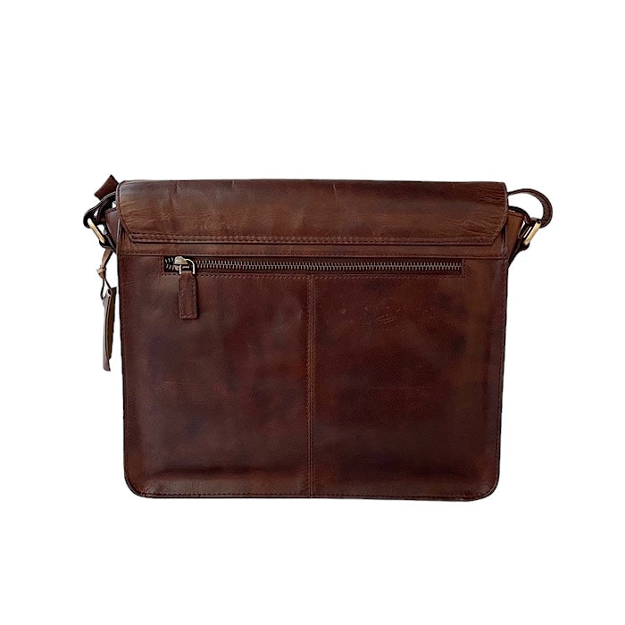 Medium サッチェル ロイヤルブラウン