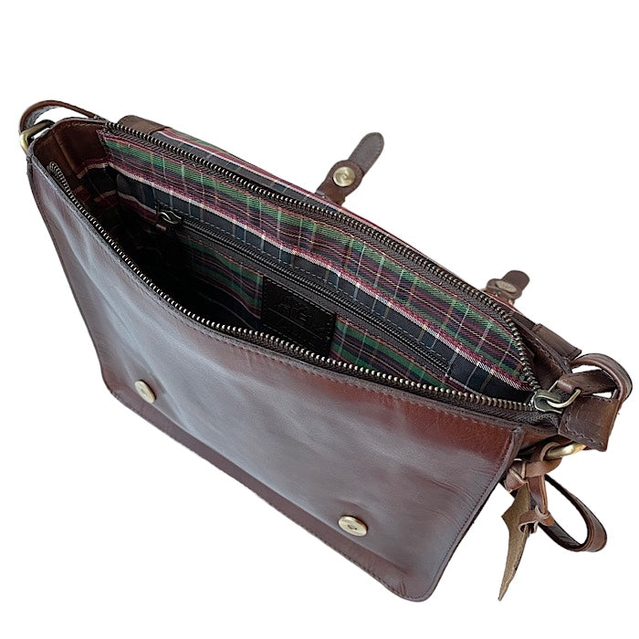 Medium サッチェル ロイヤルブラウン