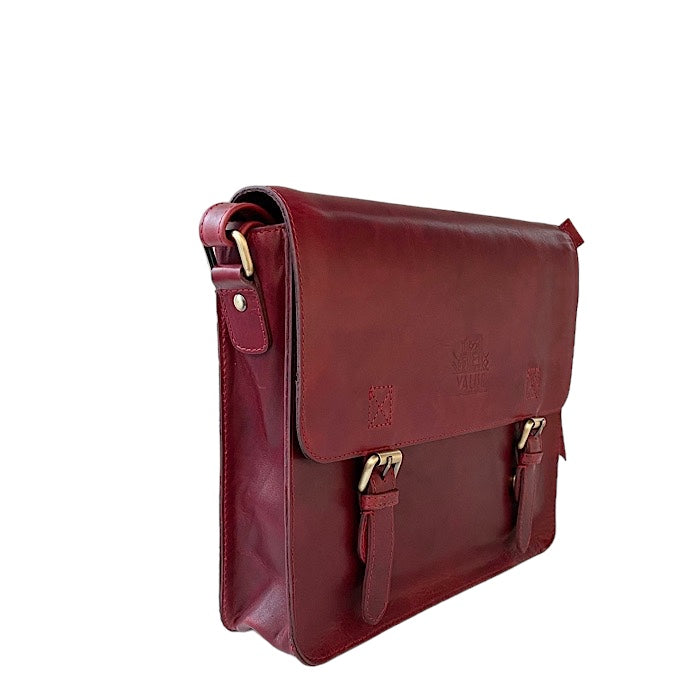 Medium Satchel Black Cherry