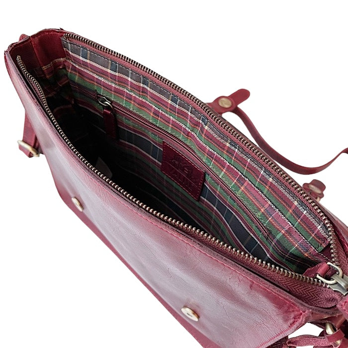 Medium Satchel Black Cherry