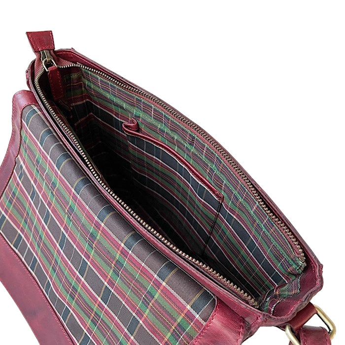 Medium Satchel Black Cherry