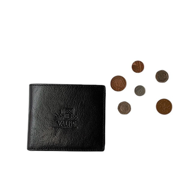 二つ折り財布 ブラックBuff