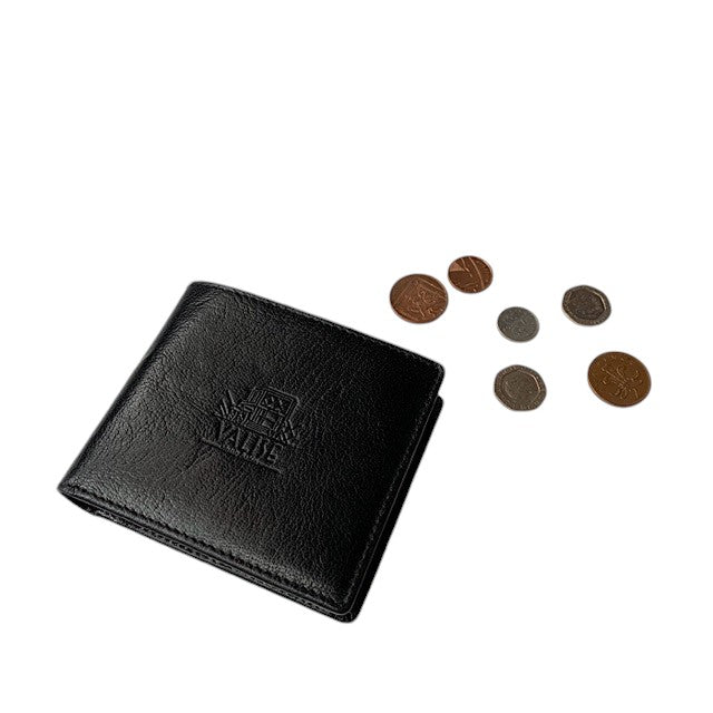 二つ折り財布 ブラックBuff