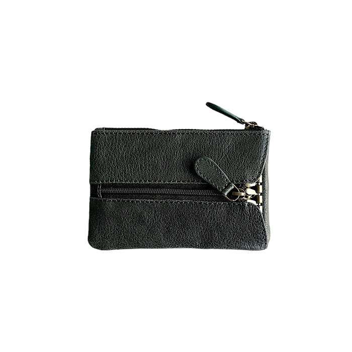 Valise Key Case with Coin Case, Irish Green
