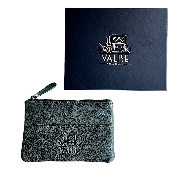 Valise Key Case with Coin Case, Irish Green