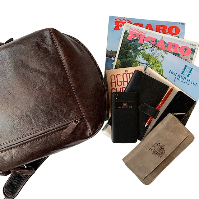 Large Backpack Mahogany Brown