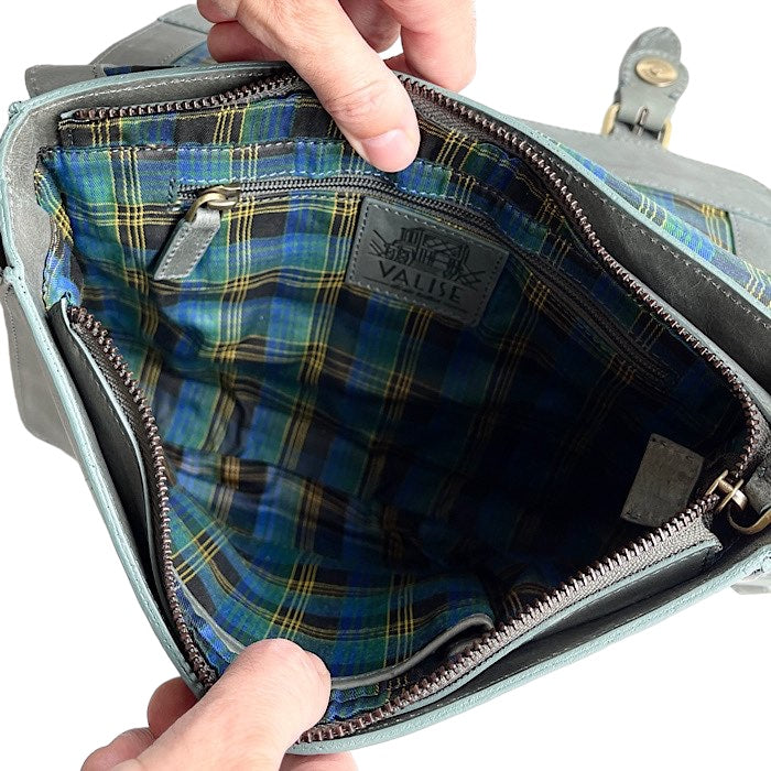 Small サッチェル ケンブリッジブルー