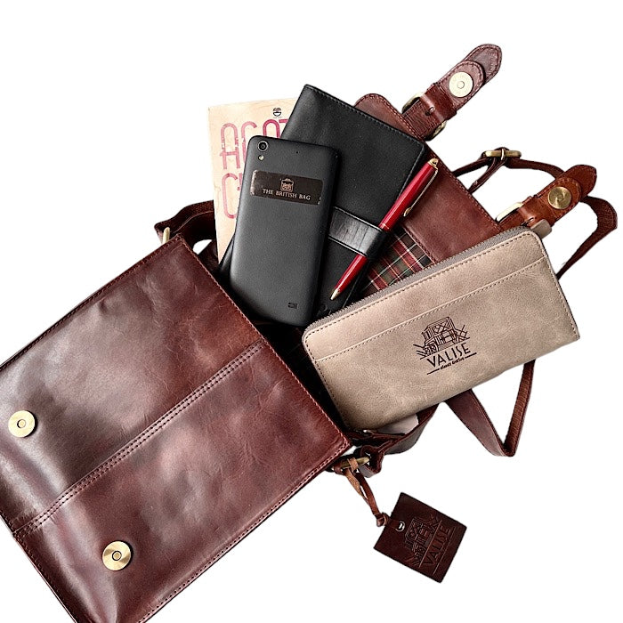 Tall サッチェル ロイヤルブラウン