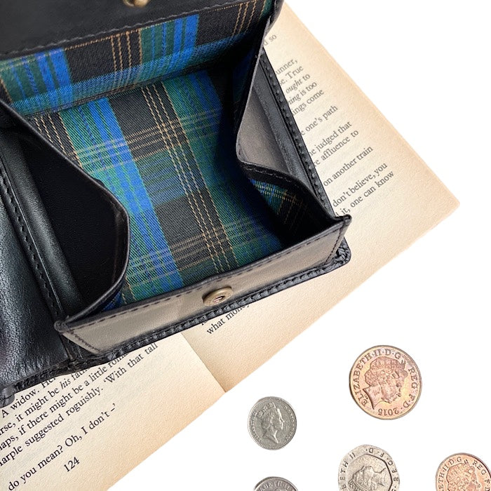 二つ折り財布 イートンブラック