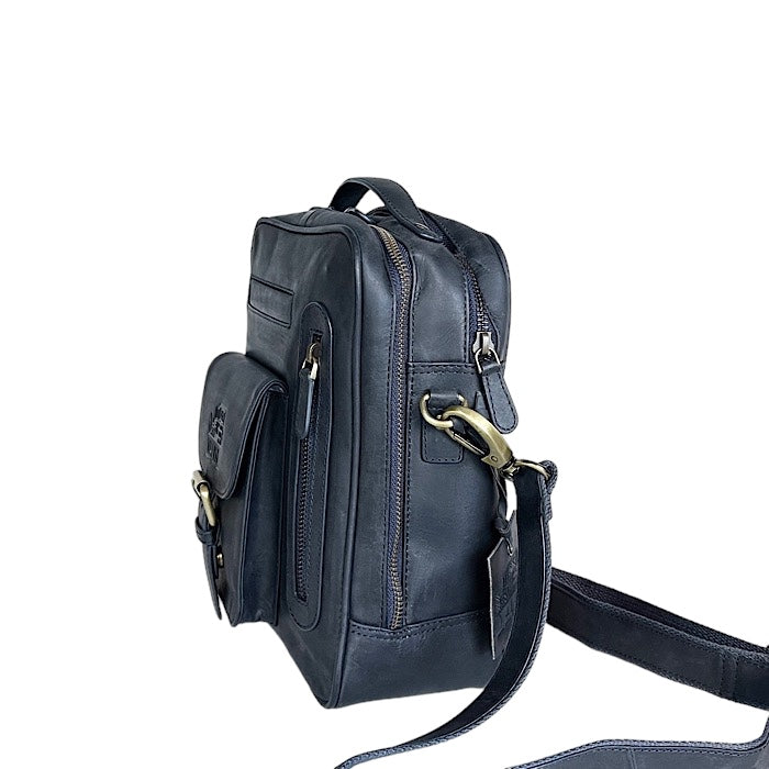 TALL ボックスサッチェル オックスフォードブルー