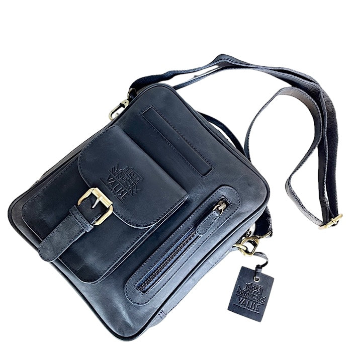 TALL ボックスサッチェル オックスフォードブルー