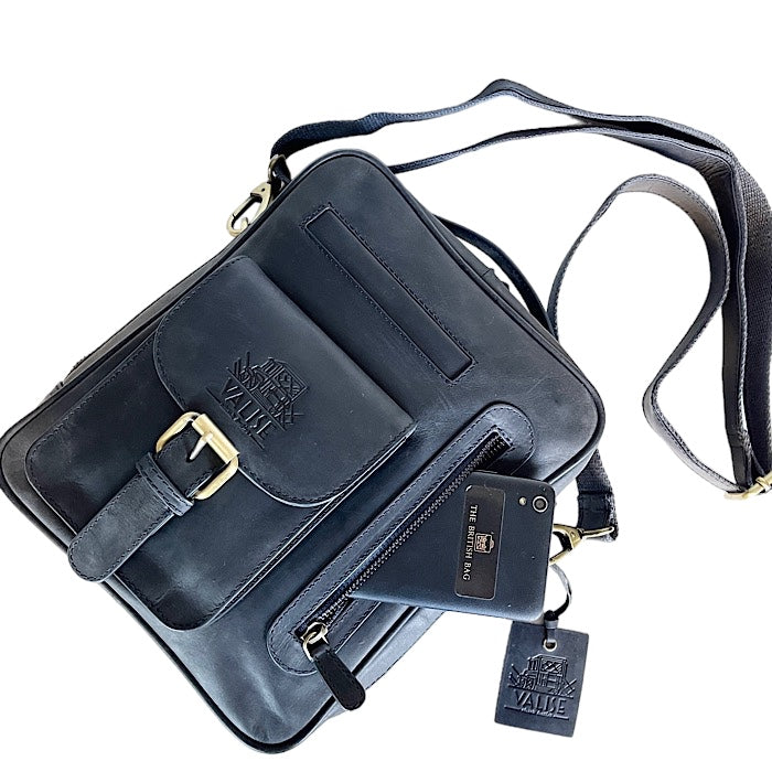 TALL ボックスサッチェル オックスフォードブルー