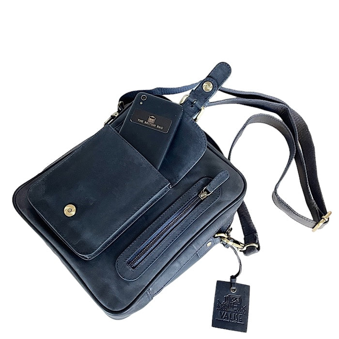 TALL ボックスサッチェル オックスフォードブルー