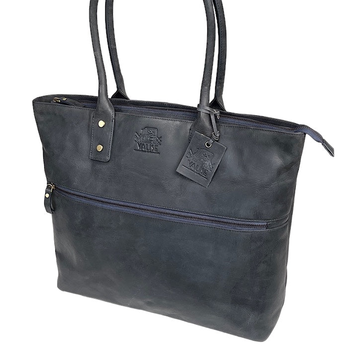 Large トート オックスフォードブルー