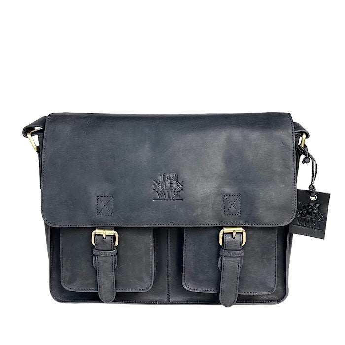 Large Oxford Blue Satchel