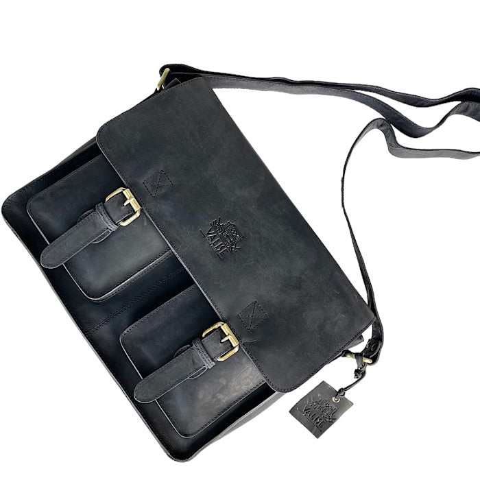 Large Oxford Blue Satchel