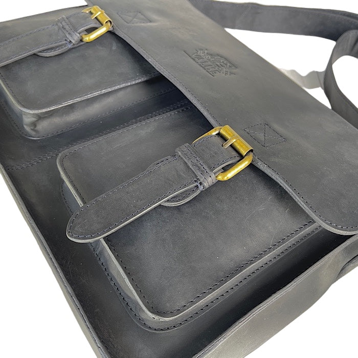 Large Oxford Blue Satchel