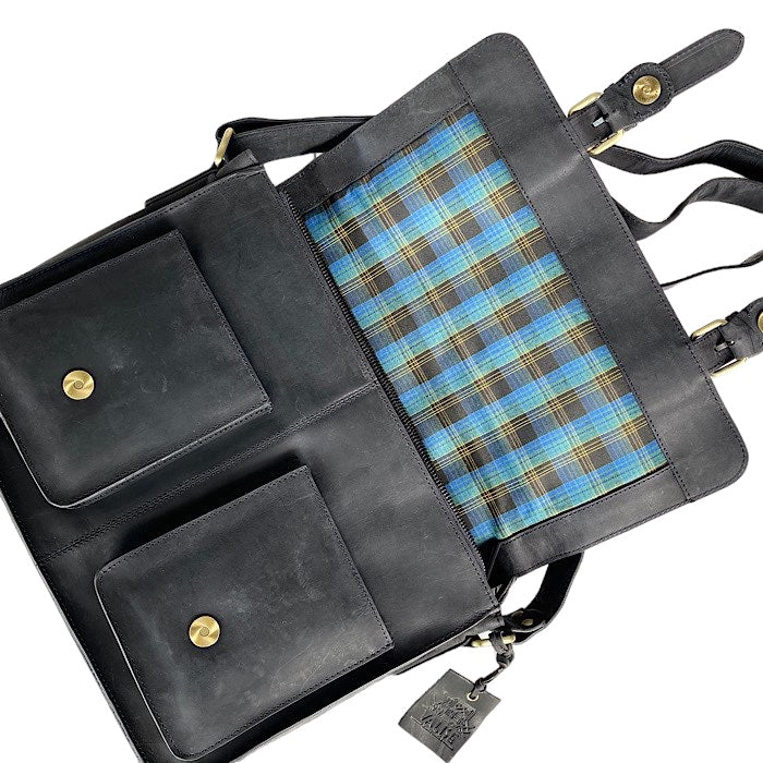 Large Oxford Blue Satchel