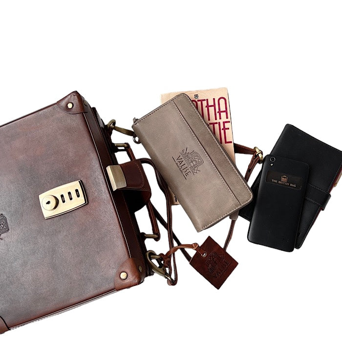 Mini ブリーフケース ロイヤルブラウン