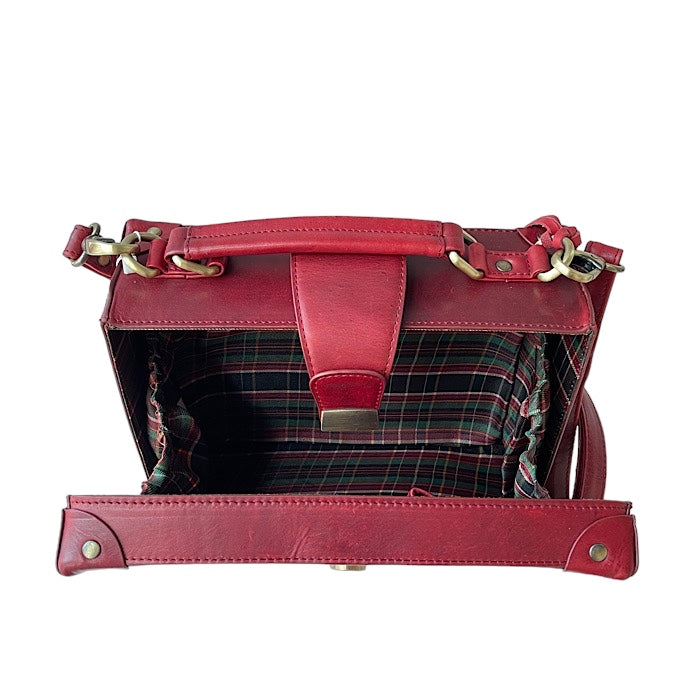 Mini ブリーフケース ブラックチェリー