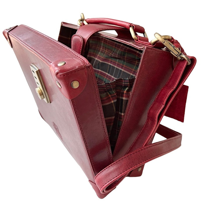 Mini ブリーフケース ブラックチェリー