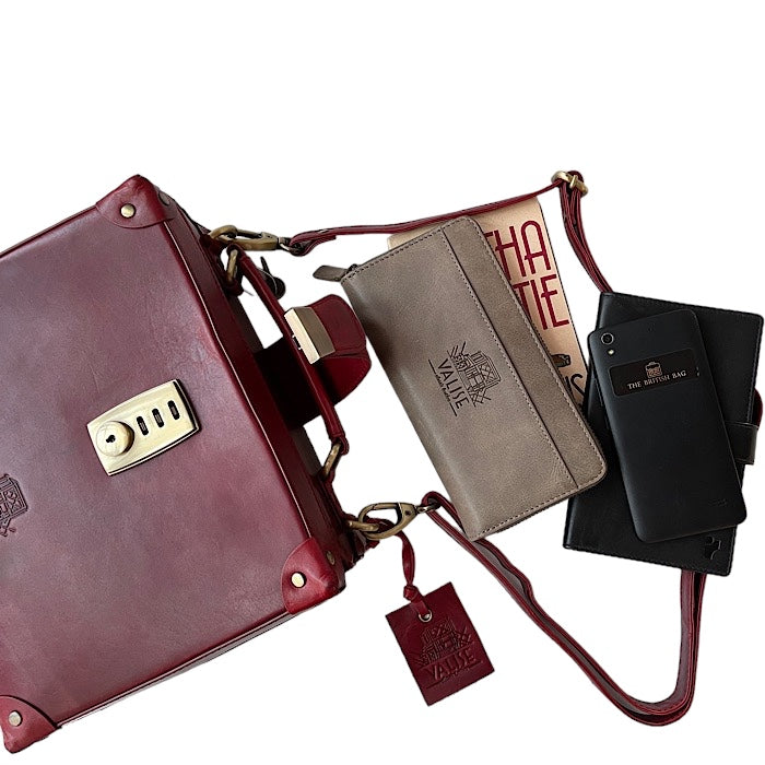 Mini ブリーフケース ブラックチェリー