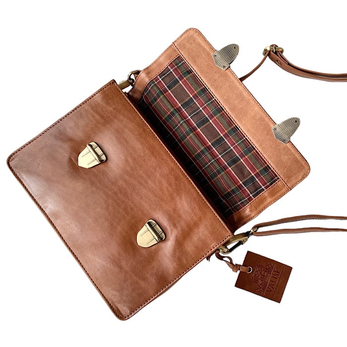 Mini サッチェル ゴールデンタン