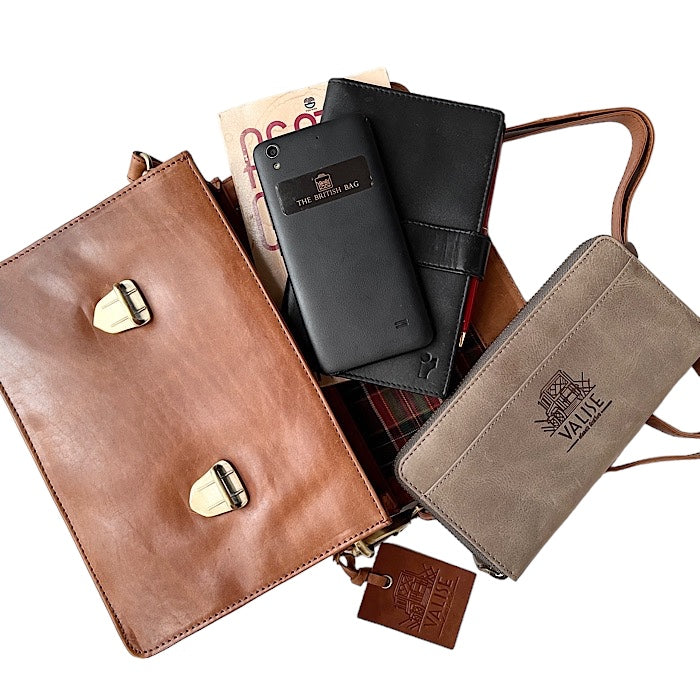 Mini サッチェル ゴールデンタン