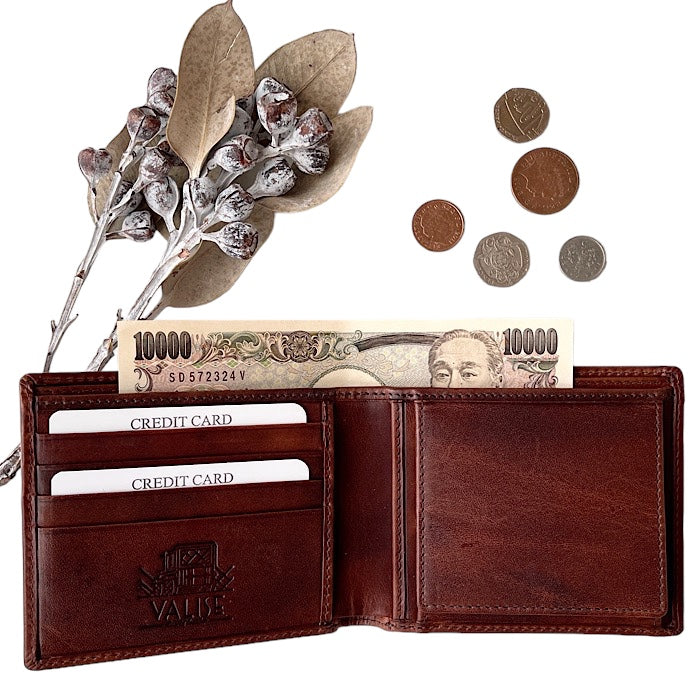 二つ折り財布 ロイヤルブラウン