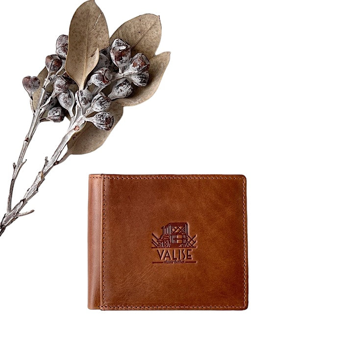 二つ折り財布II ゴールデンタン