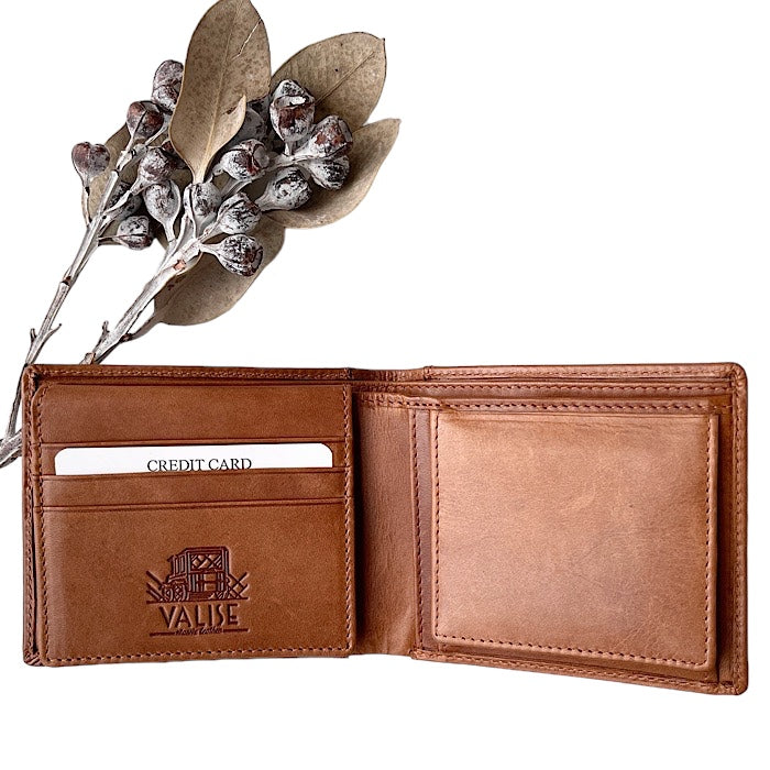 二つ折り財布II ゴールデンタン