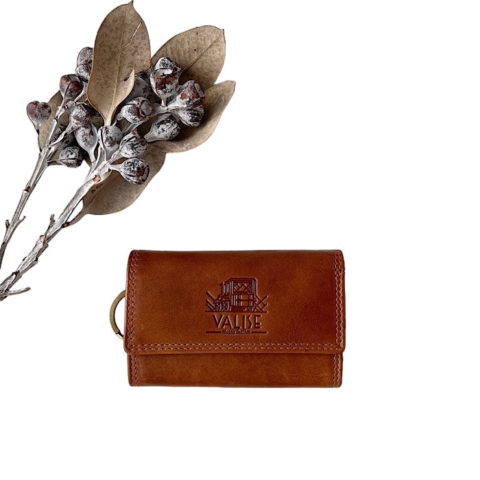 財布付きキーケースII ゴールデンタン