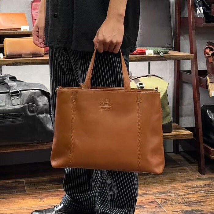 Medium 2way Tote, Golden Tan