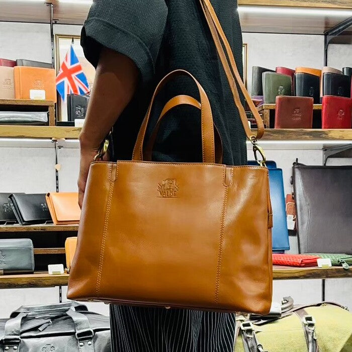 Medium 2way Tote, Golden Tan