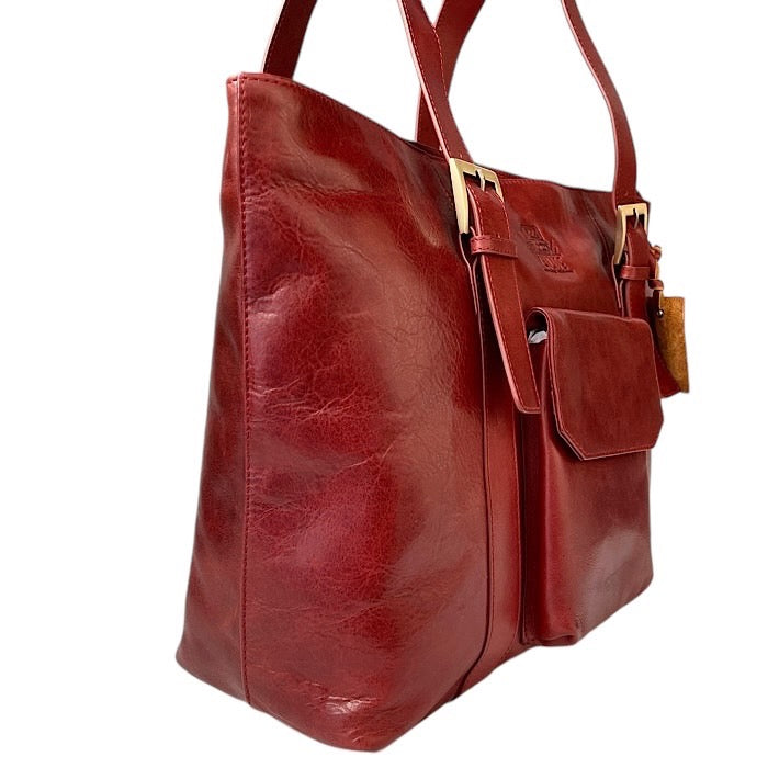 Wide Tote Golden Tan
