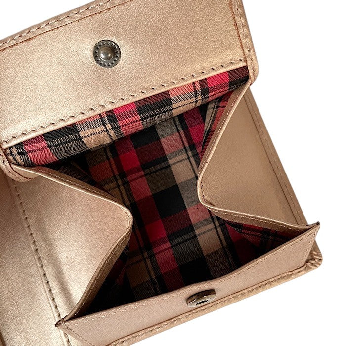 二つ折り財布V シャンパンゴールド