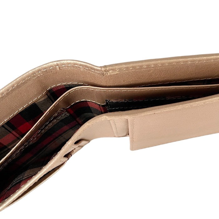 二つ折り財布V シャンパンゴールド