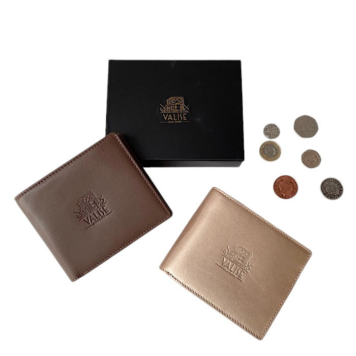 二つ折り財布V シャンパンゴールド