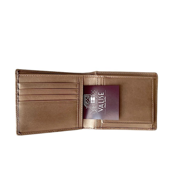 二つ折り財布V シャンパンゴールド