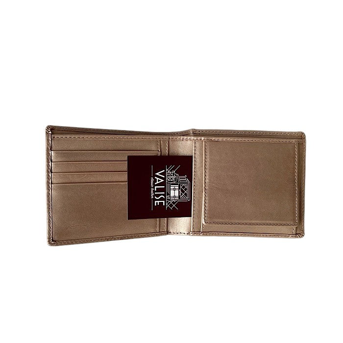 二つ折り財布V シャンパンゴールド