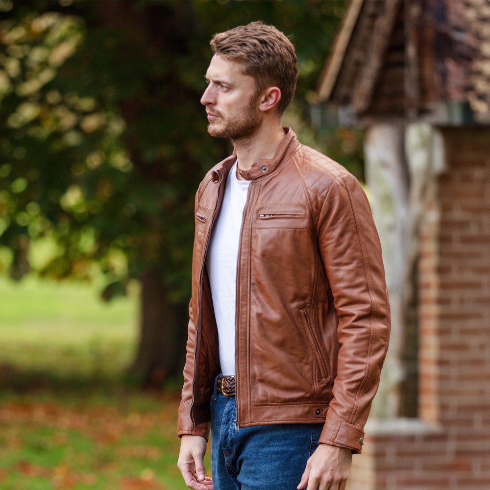 Ashwood Leather Jacket 2101(XL) Brown