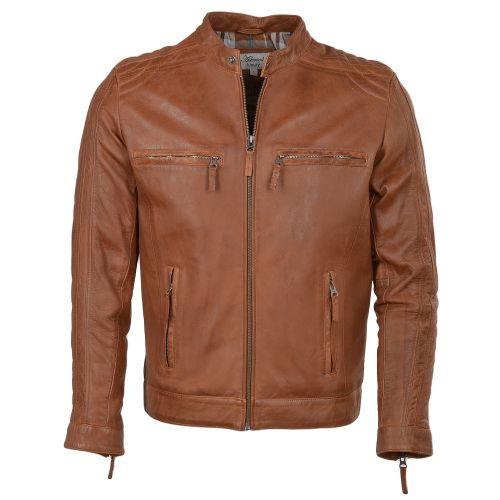 Ashwood Leather Jacket 2199 S Tan