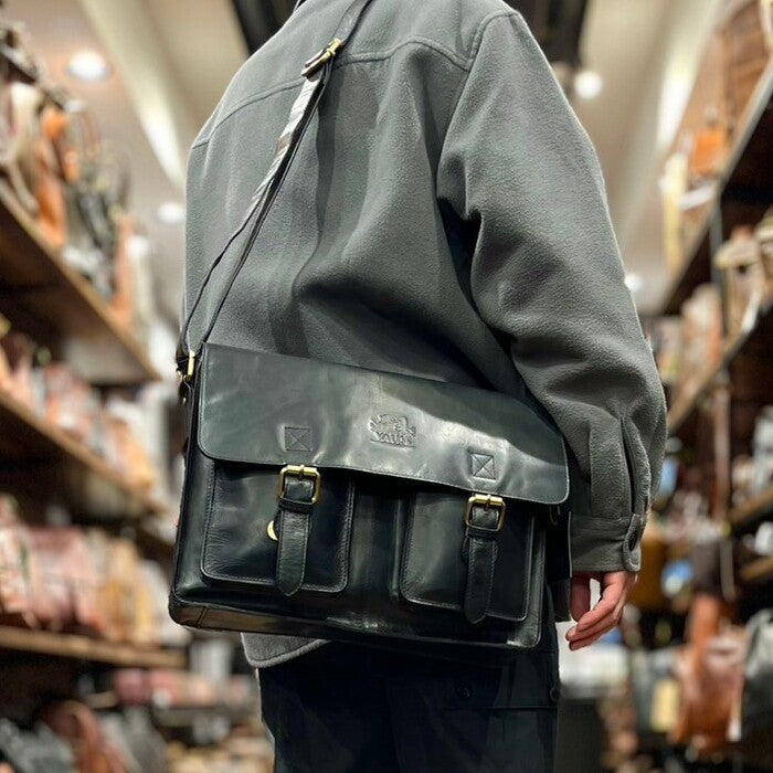 Large サッチェル イートンブラック