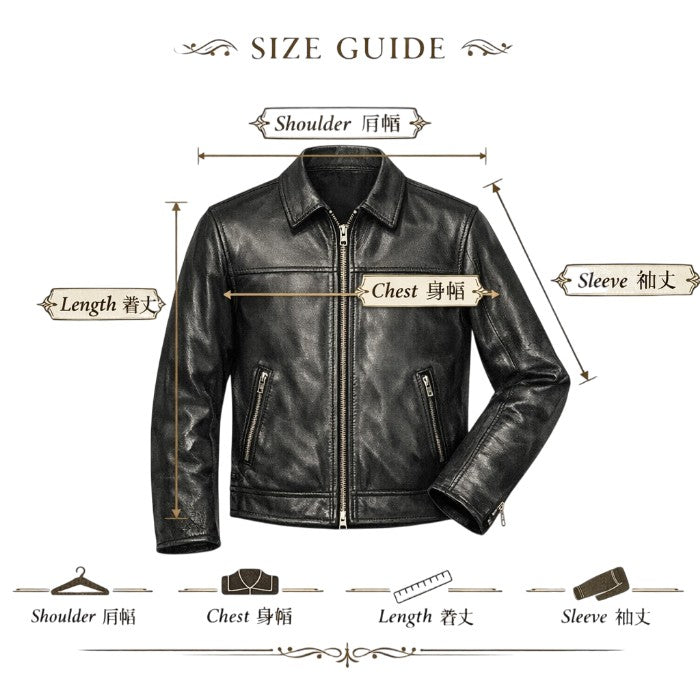 【数量限定】Ethan Brown /British Classic Leather Jacket