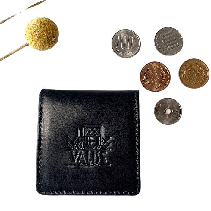 Valise coin case, sapphire blue